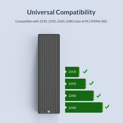 Rynx | ORICO M2PV-C3 M.2 NVMe SSD case