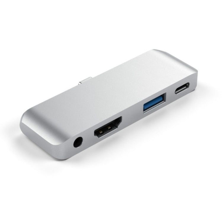 Rynx | 4 in 1 Type-C / USB-C to HDMI + AUX + USB + PD Type-C / USB-C HUB Adapter Multifunctional HD Dock