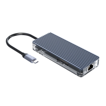 Rynx | ORICO WB-8P 8-in-1 Type-C Transparent HUB