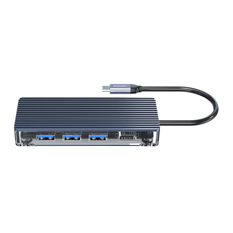 Rynx | ORICO WB-8P 8-in-1 Type-C Transparent HUB