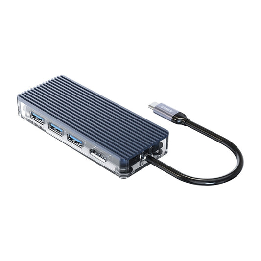 Rynx | ORICO WB-6RJ 6 in 1 Type-C Transparent HUB