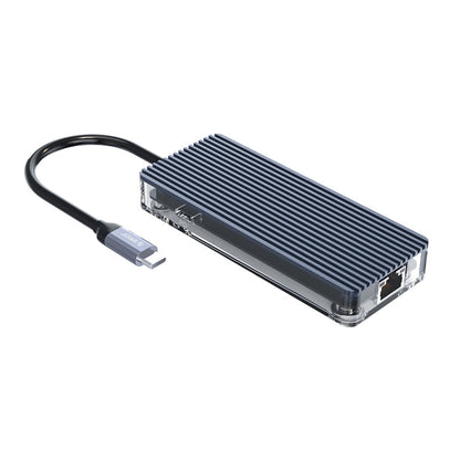 Rynx | ORICO WB-6RJ 6 in 1 Type-C Transparent HUB