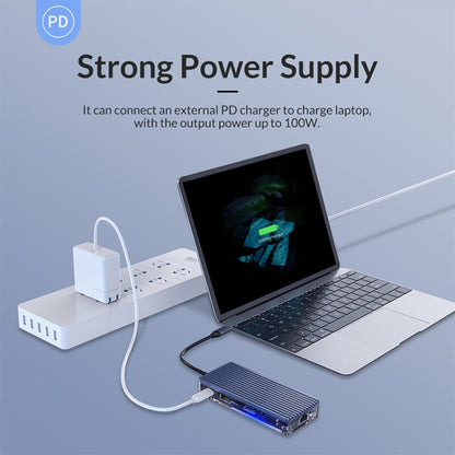 Rynx | ORICO WB-6RJ 6 in 1 Type-C Transparent HUB