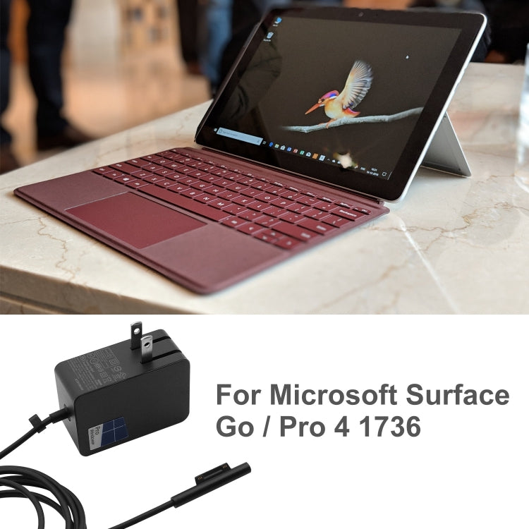 Rynx | 24W 15V 1.6A AC Adapter Charger for Microsoft Surface Go / Pro 4 1736, US Plug