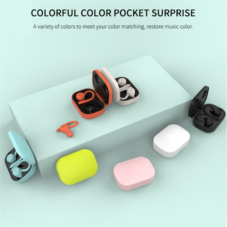 RYNX | T20 TWS Bluetooth Hooks Wireless Sports Headphones with Charging Box IPX6 Waterproof Noise-cancelling Earphones(Pink)