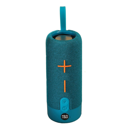 RYNX | T&G TG619 Portable Bluetooth Wireless Speaker Waterproof Outdoor Bass Subwoofer Support AUX TF USB(Peacock Blue)
