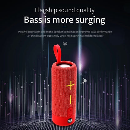 RYNX | T&G TG619 Portable Bluetooth Wireless Speaker Waterproof Outdoor Bass Subwoofer Support AUX TF USB(Peacock Blue)