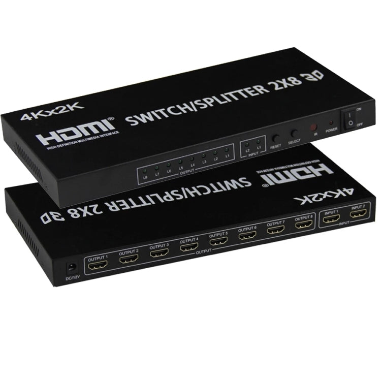 Rynx | HDMI 2-in-8 Full HD 4K x 2K Video Switch