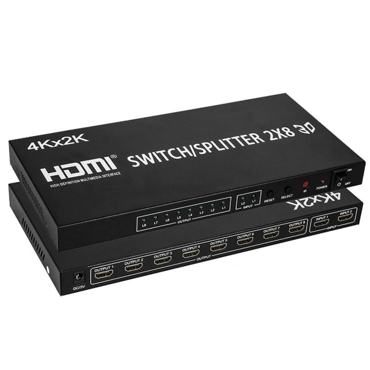 Rynx | HDMI 2-in-8 Full HD 4K x 2K Video Switch