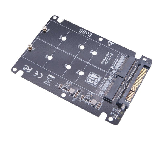 Rynx | NGFF M.2 NVME to U.2 2 Ports Adapter Card Dual SSD to U.2 SFF-8639 Card Adapter