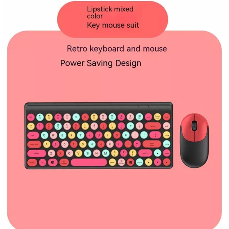 Rynx | QW02 Wireless Keyboard Mouse Set (Pink)