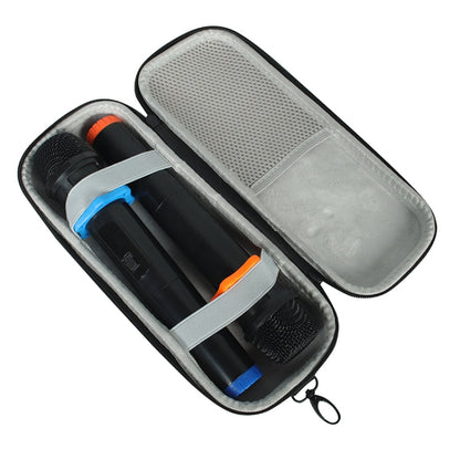 RYNX | For JBL PartyBox Encore Essential Shockproof Portable Storage Bag with Microphone Bag(Black + Orange)