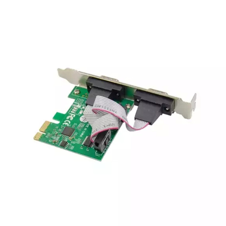 Rynx | ST316 2 Ports RS232 to PCIE Converter Card AX99100 Chipset