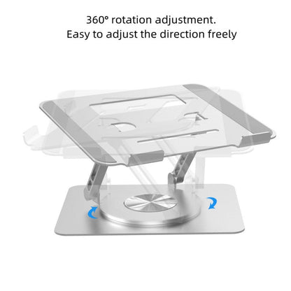 Rynx | D088 Carrying stand made of aluminum 360 degrees rotatable height adjustable flexible for notebooks laptops