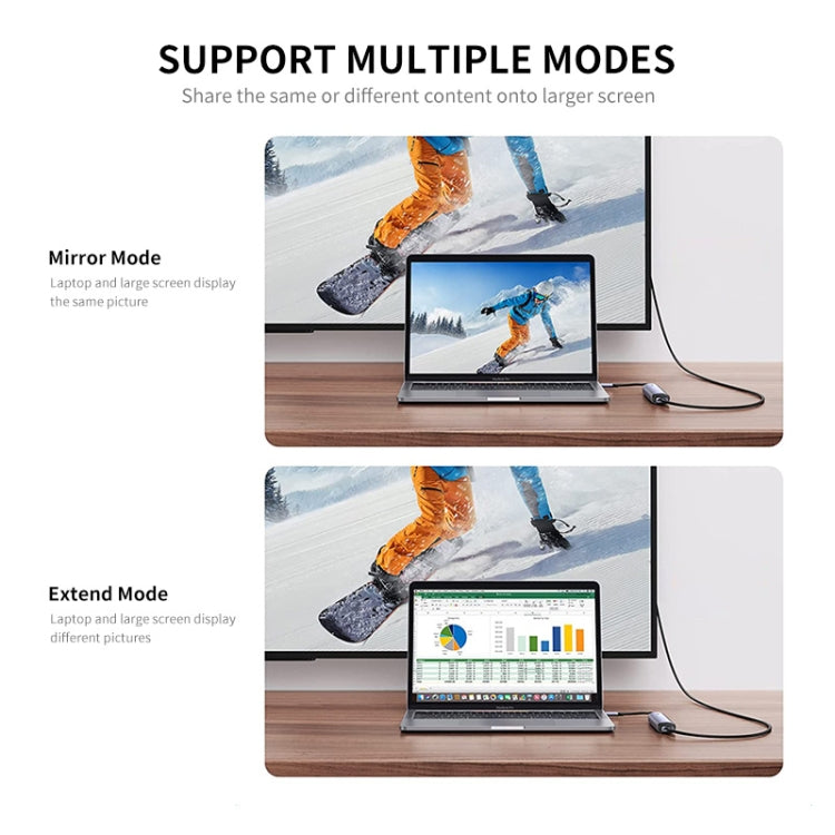 Rynx | ENKAY Hat-Prince 6 in 1 Type-C to 4K HDMI Docking Station Adapter USB-C Hub SD/TF Card Reader