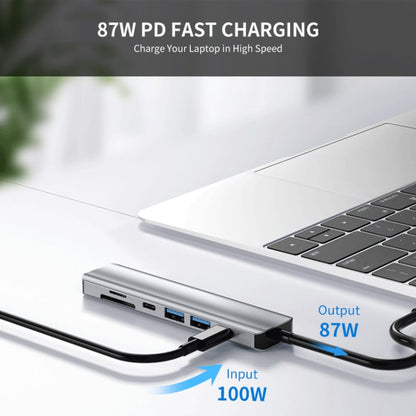Rynx | ENKAY Hat-Prince 7 in 1 Type-C to 4K HDMI Docking Station Adapter PD Fast Charging Hub