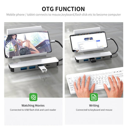 Rynx | ENKAY Hat-Prince 5 in 1 Type-C Hub 4K HDMI Converter Docking Station USB 3.0 Adapter