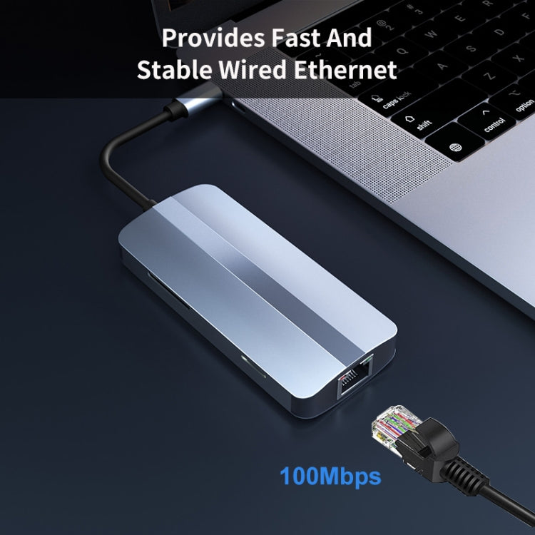 Rynx | JUNSUNMAY 7 in 1 Multifunctional USB-C Hub Docking Station Adapter -
