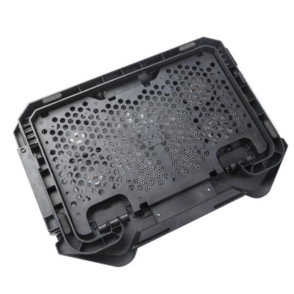 Rynx | S500 Adjustable Height 5 Quiet Fans RGB Gaming Laptop Cooling Pad with Phone Holder