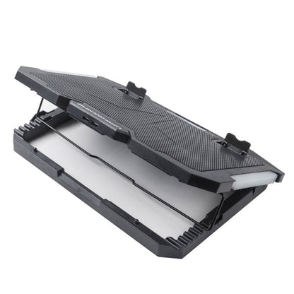 Rynx | S500 Adjustable Height 5 Quiet Fans RGB Gaming Laptop Cooling Pad with Phone Holder