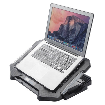 Rynx | S500 Adjustable Height 5 Quiet Fans RGB Gaming Laptop Cooling Pad with Phone Holder