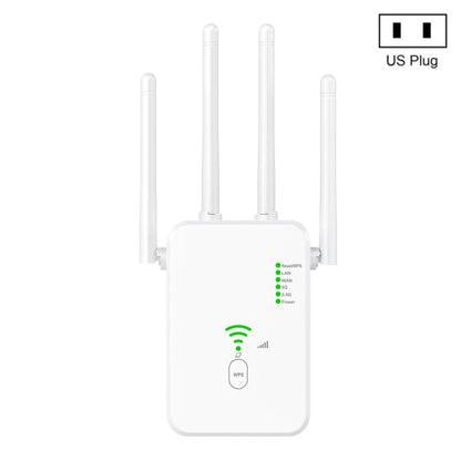 Rynx | U10 1200Mbps Signal Booster WiFi Extender WiFi Antenna Dual Band 5G Wireless Signal Repeater (US Plug)