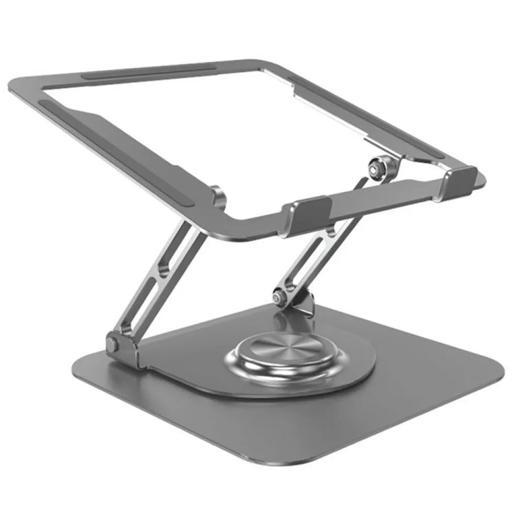 Rynx | D147 Foldable 360-Degree Rotatable Laptop Lifting Bridge Aluminum Alloy Notebook Desktop Stand (Gray)
