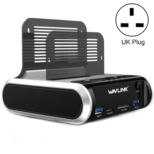 Rynx | Wavlink ST336A SSD HDD Fast Offline Clone SATA USB 3.0 External Hard Drive Enclosure (UK Plug)
