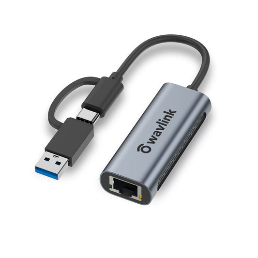 Rynx | Wavlink NWU330GCA Gigabit Ethernet Adapter Type-C to 2.5 Network Card RJ45 LAN USB3.0 Converter