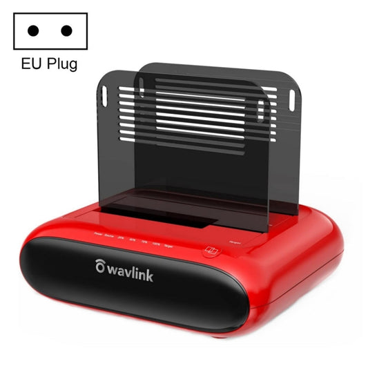 Rynx | Wavlink ST341U Dual Bay External Hard Drive Docking Station Support Offline Clone Function (EU Plug)