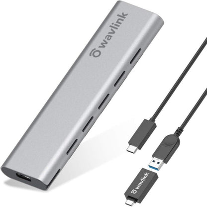 Rynx | Wavlink ST338C M.2 NVMe SSD PCIE UASP M key NGFF SATA USB-C SDD hard drive enclosure adapter
