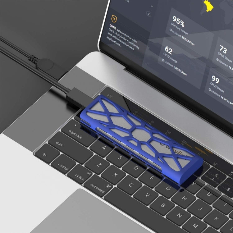 Rynx | Wavlink ST338C M.2 NVMe SSD PCIE UASP M key NGFF SATA USB-C SDD hard drive enclosure adapter