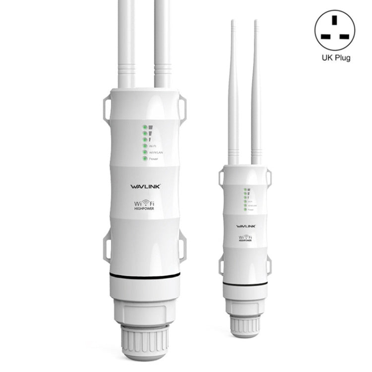 Rynx | WAVLINK WN570HA1 Weatherproof 2.4+5GHz 600Mbps Outdoor WiFi Range Router Extender, Plug: UK Plug