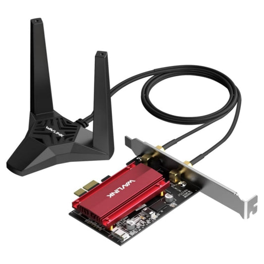 Rynx | WAVLINK WN675X3-PCIE Tri-Band 5400Mbps WiFi 6E PCIe Wireless Adapter BT 5.3 Network Card