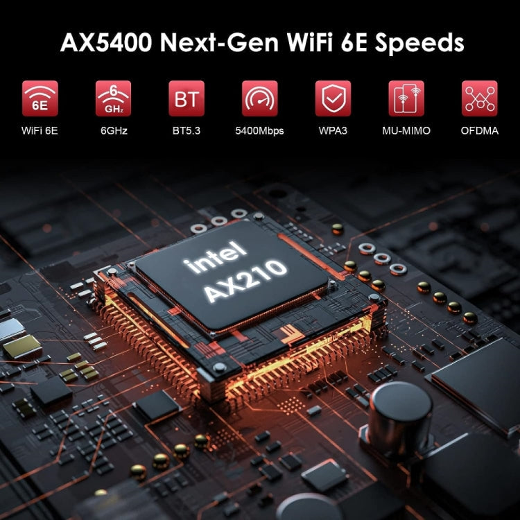 Rynx | WAVLINK WN675X3-PCIE Tri-Band 5400Mbps WiFi 6E PCIe Wireless Adapter BT 5.3 Network Card