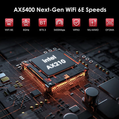 Rynx | WAVLINK WN675X3-PCIE Tri-Band 5400Mbps WiFi 6E PCIe Wireless Adapter BT 5.3 Network Card