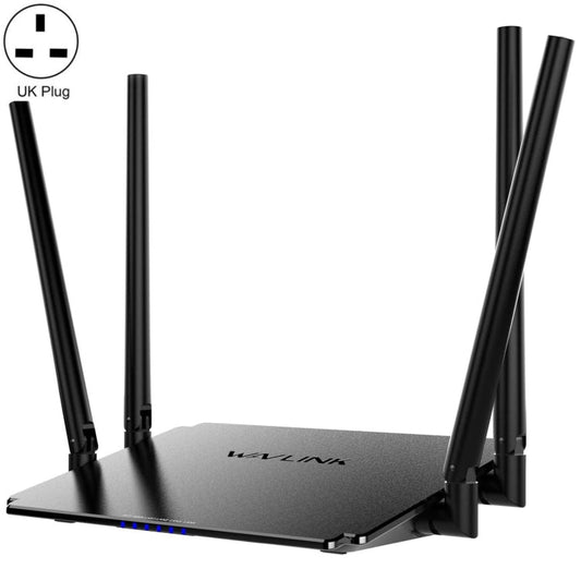 Rynx | WAVLINK WN532A3 WPA2-PSK 300Mbps Dual Band Wireless Repeater AC1200M Wireless Router, Plug: UK Plug