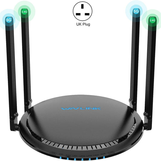 Rynx | WAVLINK WN531MX3 Extended Coverage AX3000 WiFi 6 Wireless Router Dual-Band Wireless Repeater, Plug: UK Plug