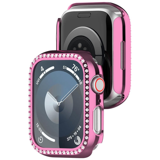 Rynx | For Apple Watch Series 7 41mm Diamond Hollow PC Watch Case (Pink)