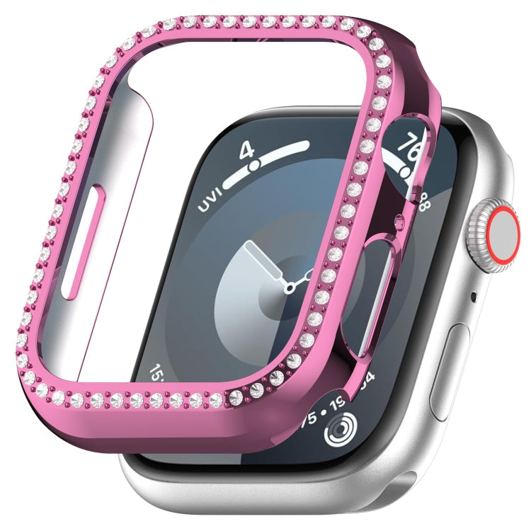 Rynx | For Apple Watch Series 7 41mm Diamond Hollow PC Watch Case (Pink)