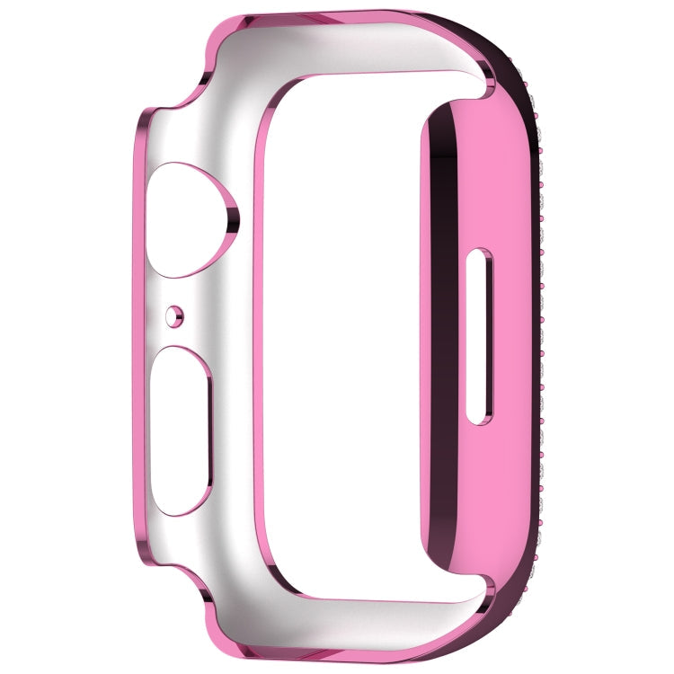 Rynx | For Apple Watch Series 7 41mm Diamond Hollow PC Watch Case (Pink)