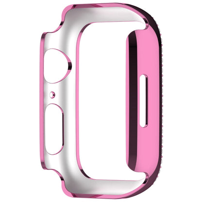 Rynx | For Apple Watch Series 7 41mm Diamond Hollow PC Watch Case (Pink)