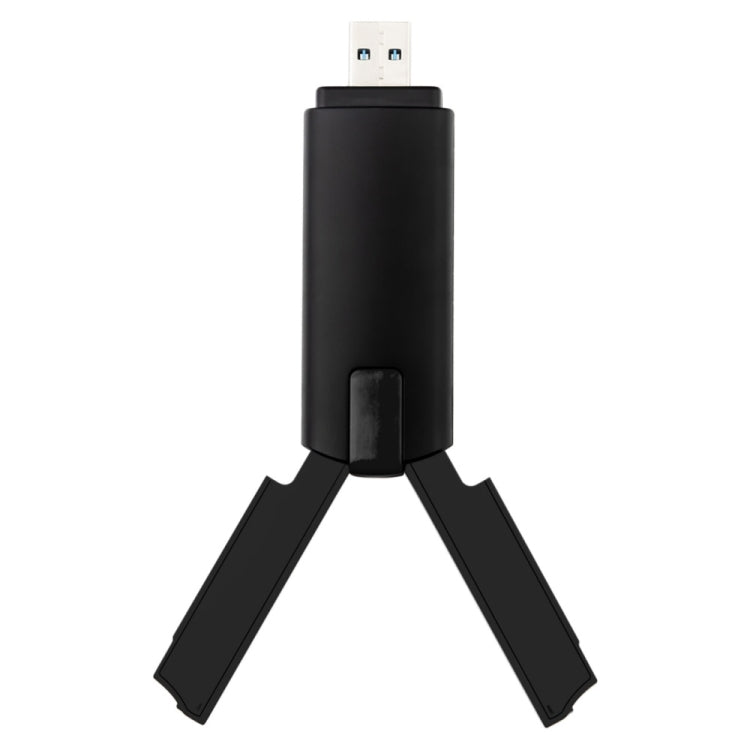 Rynx | WD-AX3000 For Desktop PC WiFi Receiver USB 3.0 WiFi6 Driverless Wireless Network Card (Black)