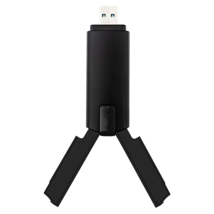 Rynx | WD-AX3000 For Desktop PC WiFi Receiver USB 3.0 WiFi6 Driverless Wireless Network Card (Black)