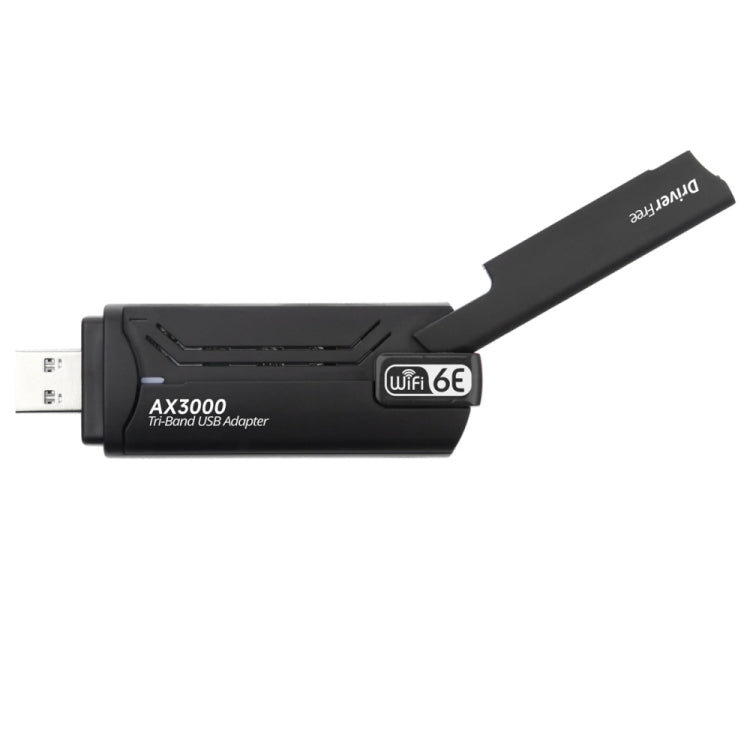 Rynx | WD-AX3000 For Desktop PC WiFi Receiver USB 3.0 WiFi6 Driverless Wireless Network Card (Black)