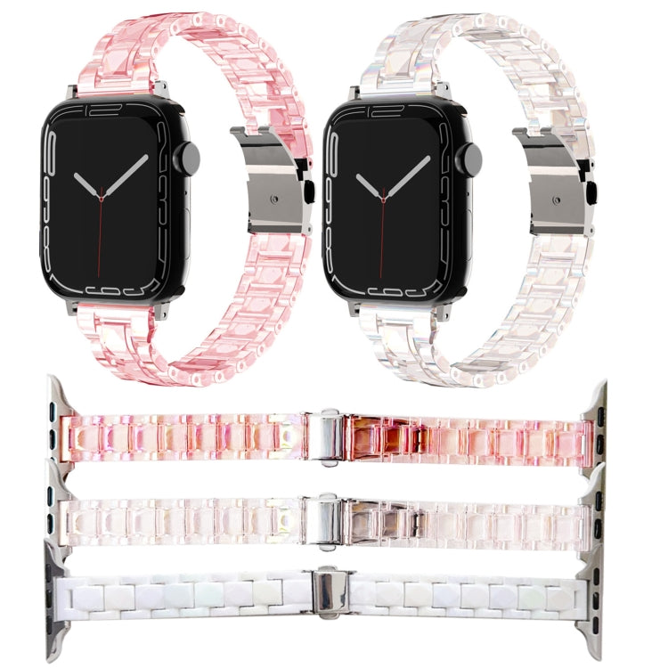Rynx | For Apple Watch Series 4 40 mm Laser PC Colorful 12 mm Slim Band (Pink)