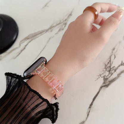 Rynx | For Apple Watch Series 9 41mm Laser PC Colorful 20mm Slim Watch Band (Pink)