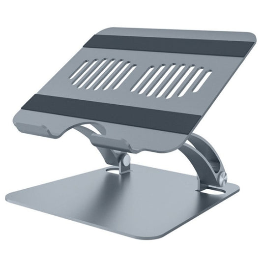 Rynx | AS010-BMW Aluminum Alloy Laptop Computer Riser Desktop Laptop Stand Holder (Gray)
