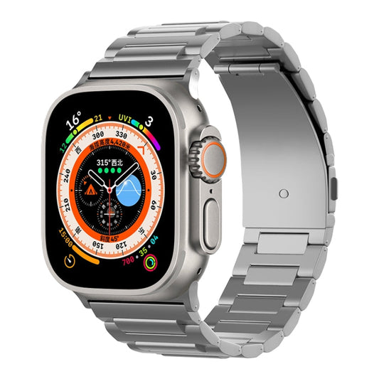 Rynx | For Apple Watch Series 9 45mm I-shaped titanium watch strap (Gray)