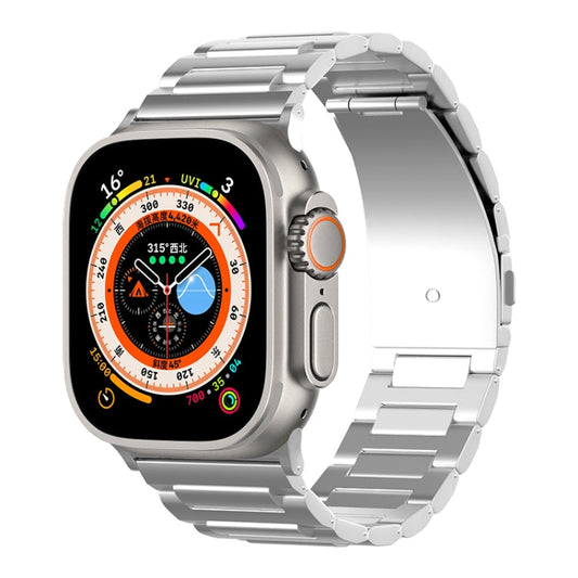 Rynx | For Apple Watch Series 9 45mm I-shaped Titanium Watch Strap (Silver)